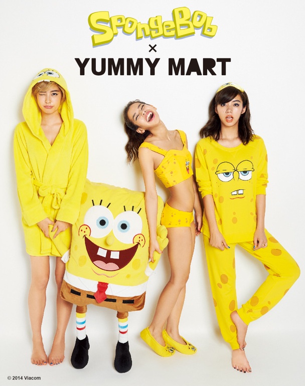 Peach John's Yummy Mart releases SpongeBob SquarePants pajamas and